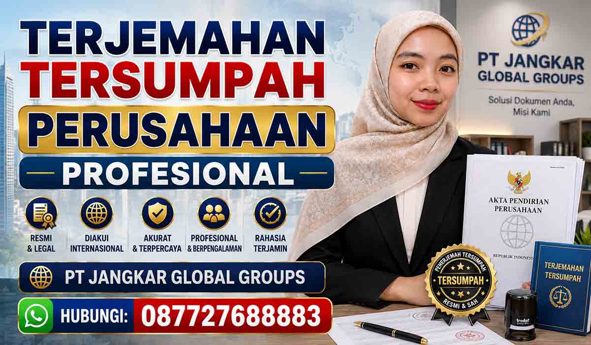 Terjemahan Tersumpah Perusahaan Profesional