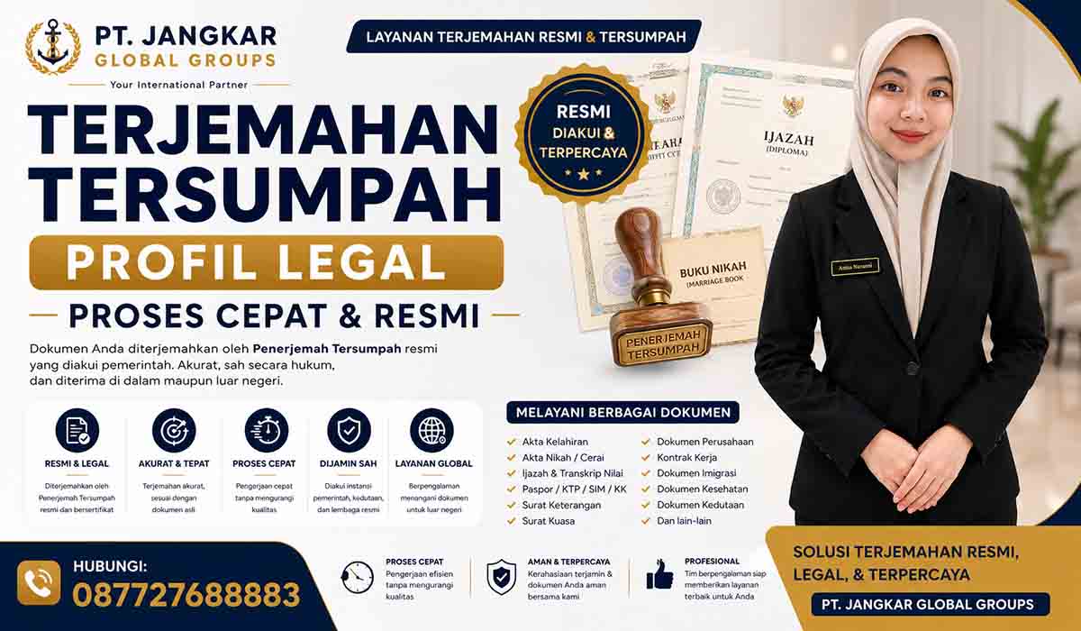 Terjemahan Tersumpah Profil Legal Proses Cepat dan Resmi