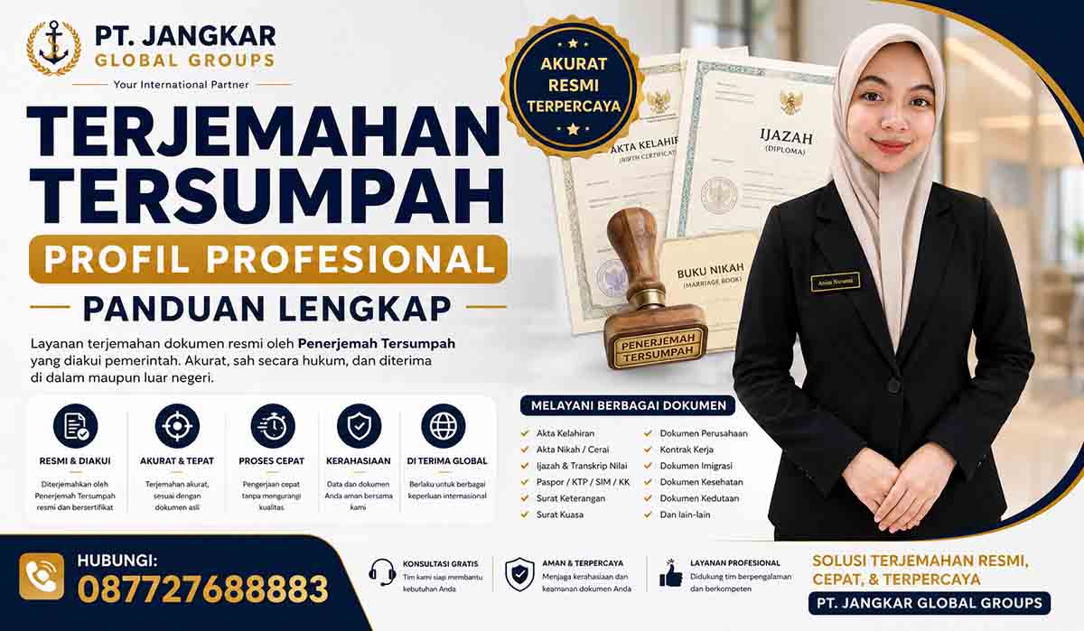 Terjemahan Tersumpah Profil Profesional Panduan Lengkap
