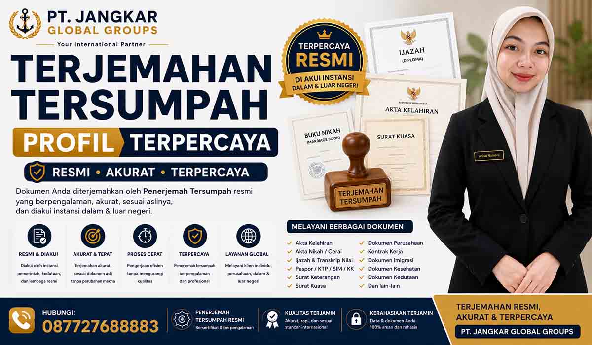 Terjemahan Tersumpah Profil Terpercaya Resmi