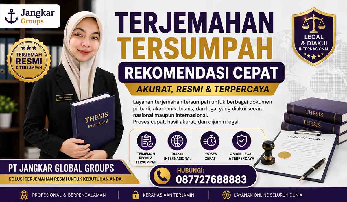 Terjemahan Tersumpah Rekomendasi Cepat