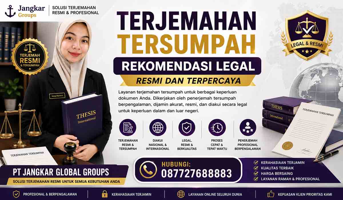 Terjemahan Tersumpah Rekomendasi Legal Resmi dan Terpercaya