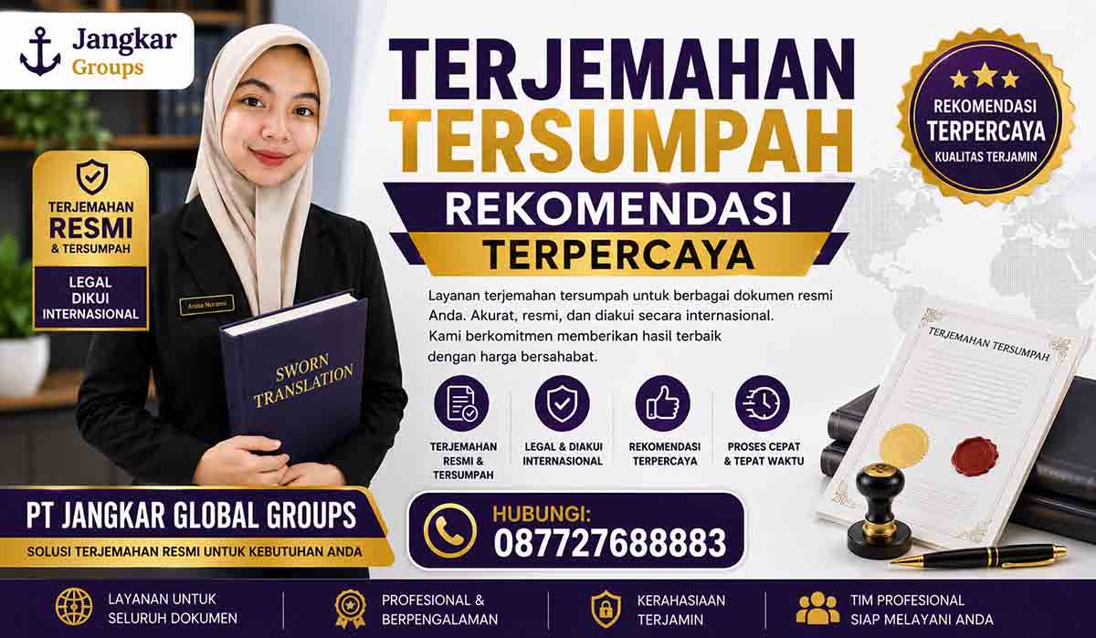 Terjemahan Tersumpah Rekomendasi Terpercaya