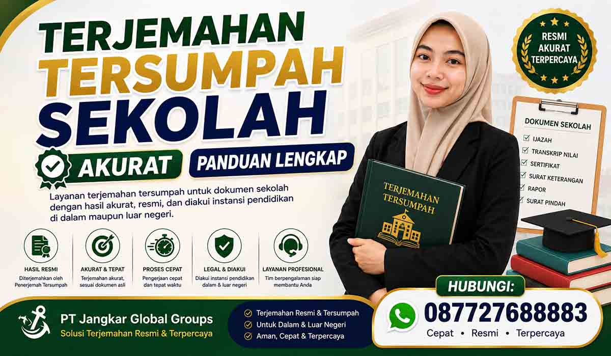 Terjemahan Tersumpah Sekolah Akurat Panduan Lengkap