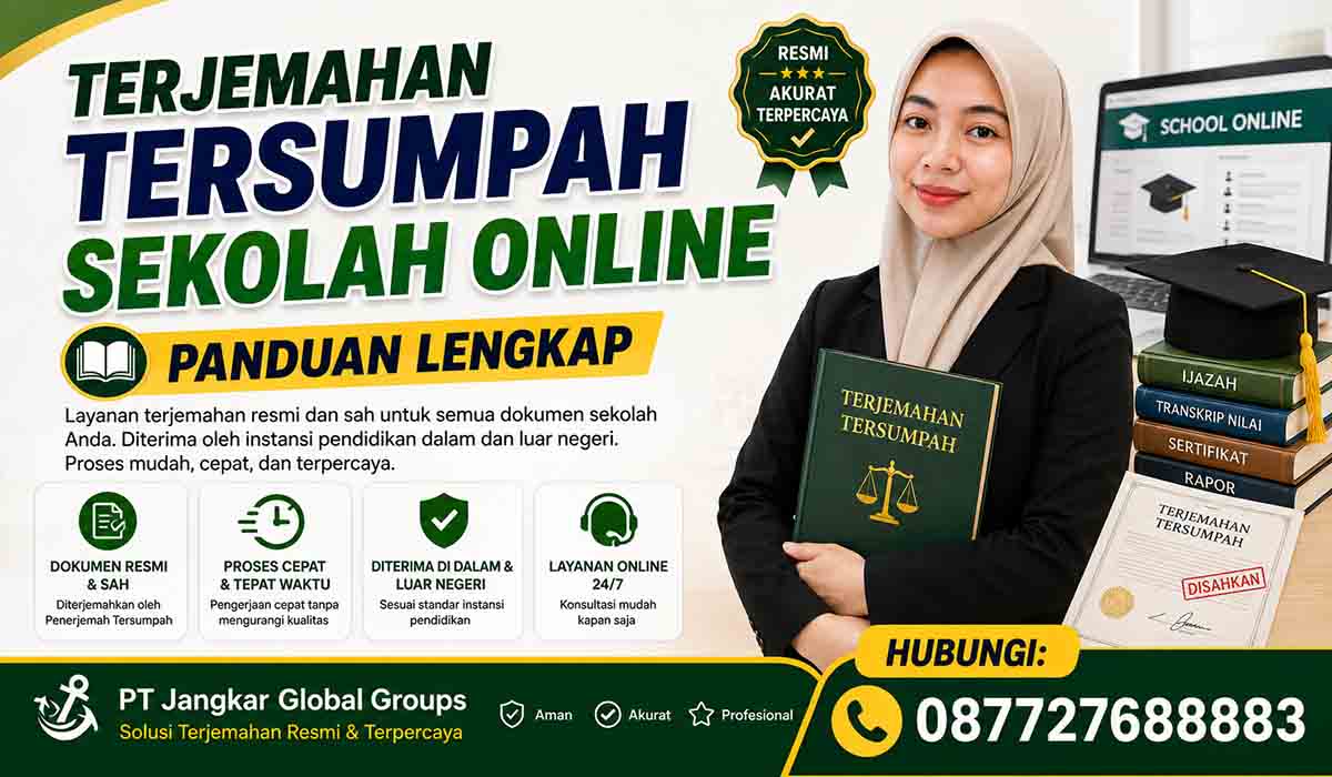 Terjemahan Tersumpah Sekolah Online Panduan Lengkap