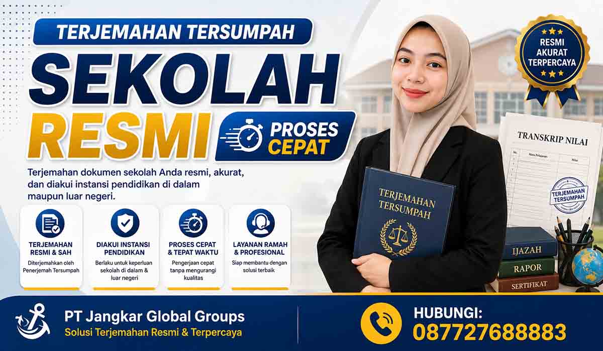 Terjemahan Tersumpah Sekolah Resmi