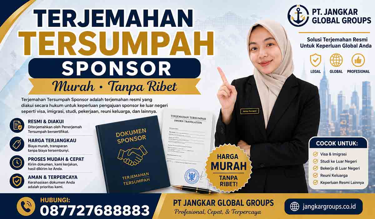 Terjemahan Tersumpah Sponsor Murah Tanpa Ribet