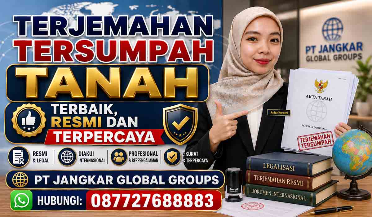 Terjemahan Tersumpah Tanah Terbaik, Resmi dan Terpercaya