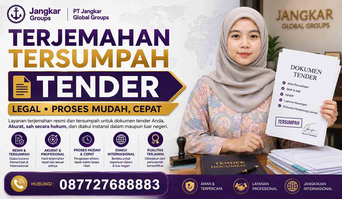 Terjemahan Tersumpah Tender Legal Proses Mudah, Cepat