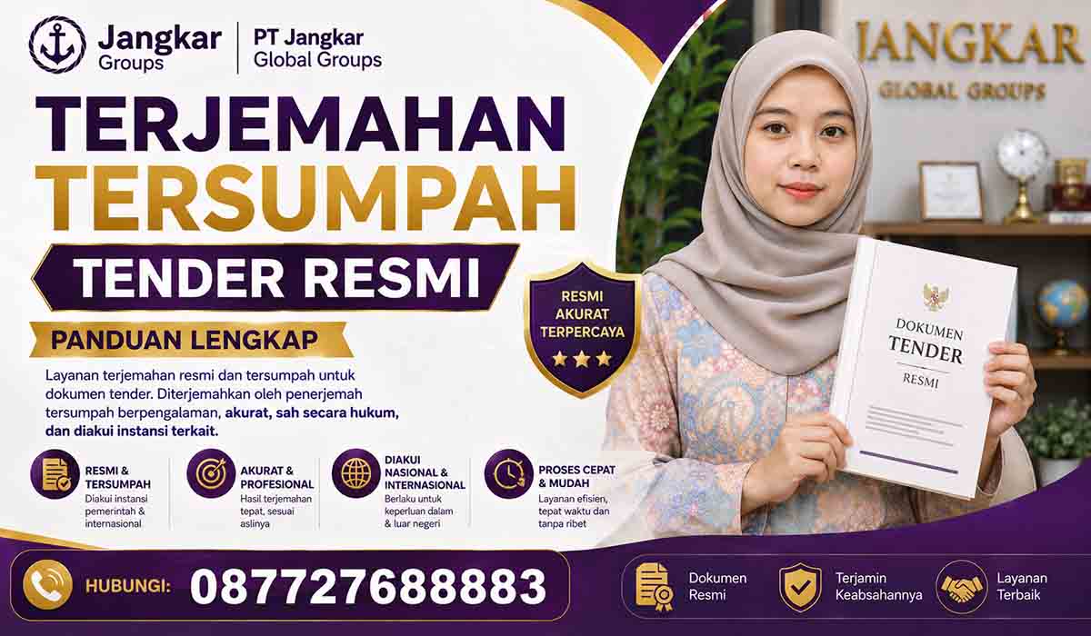 Terjemahan Tersumpah Tender Resmi Panduan Lengkap