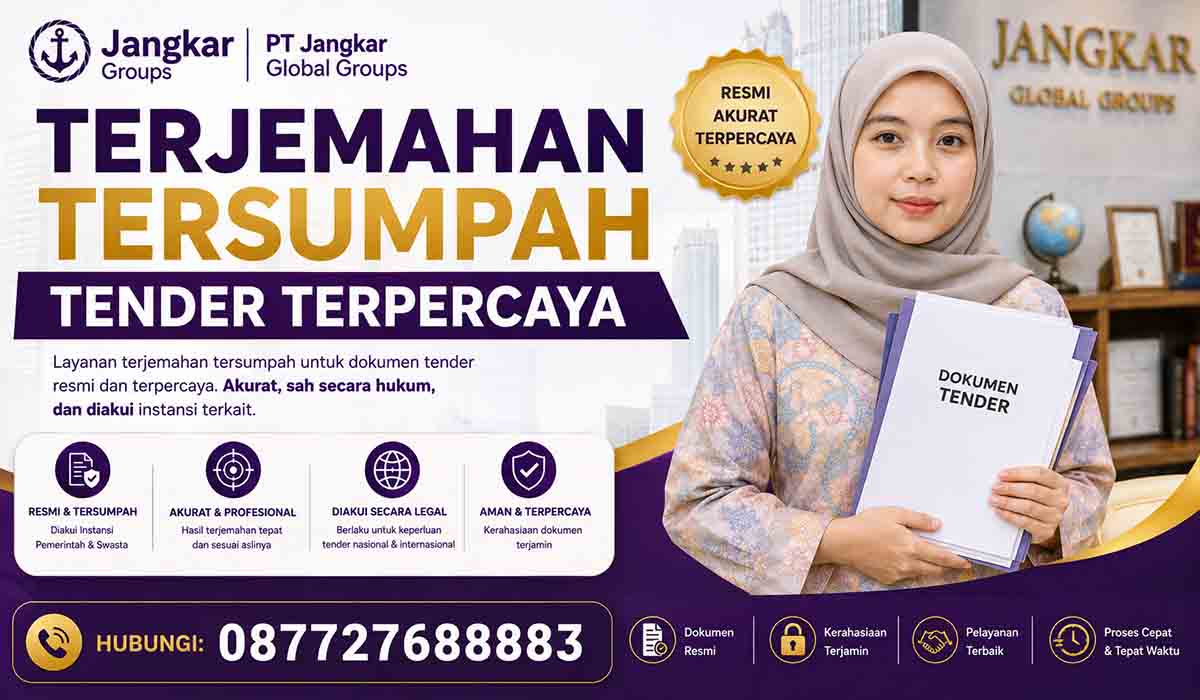 Terjemahan Tersumpah Tender Terpercaya
