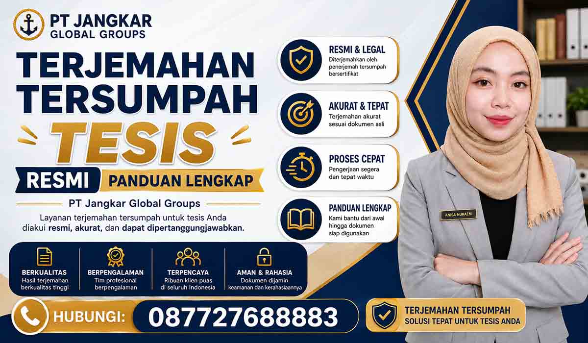 Terjemahan Tersumpah Tesis Resmi Panduan Lengkap