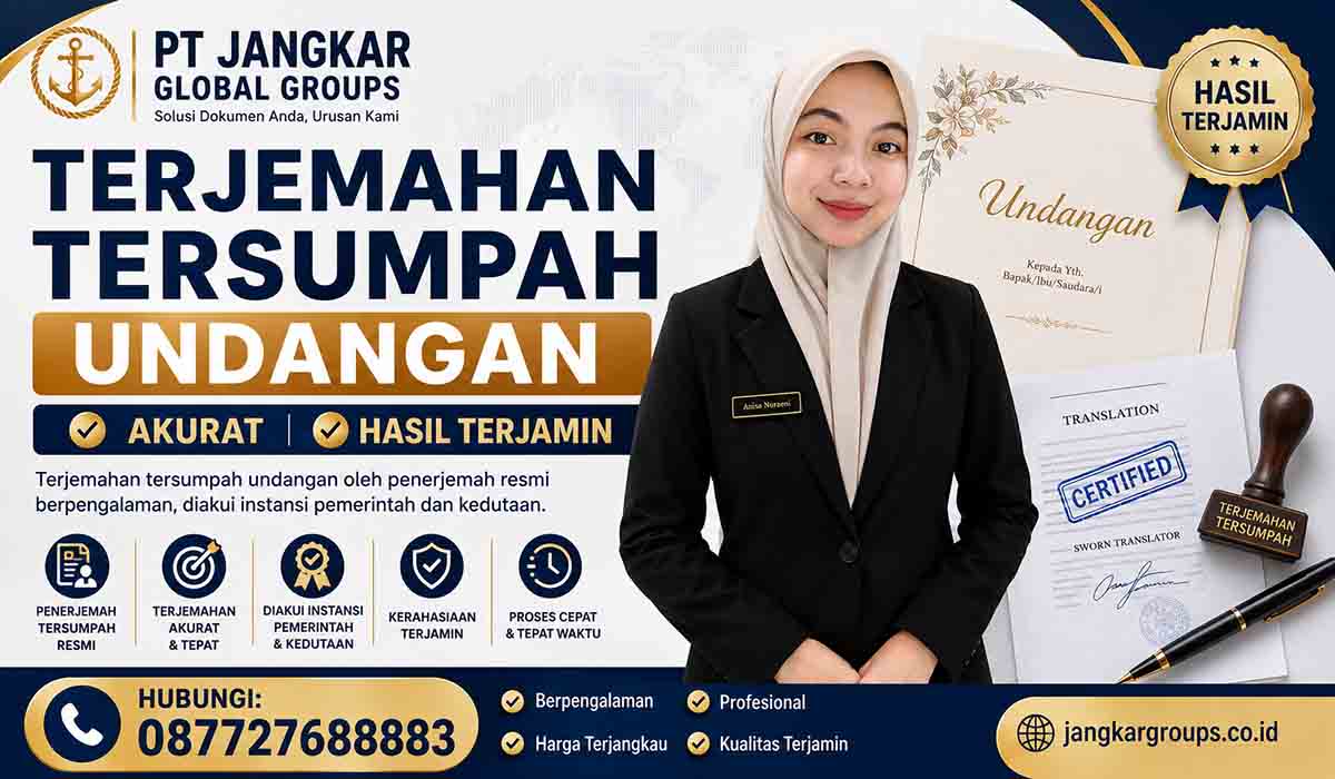 Terjemahan Tersumpah Undangan Akurat Hasil Terjamin