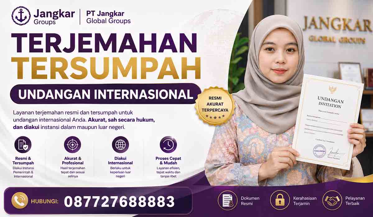 Terjemahan Tersumpah Undangan Internasional