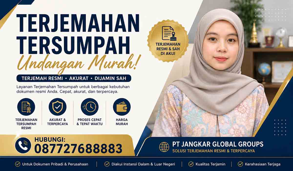 Terjemahan Tersumpah Undangan Murah