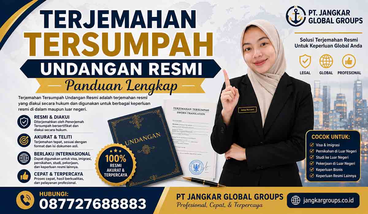 Terjemahan Tersumpah Undangan Resmi Panduan Lengkap