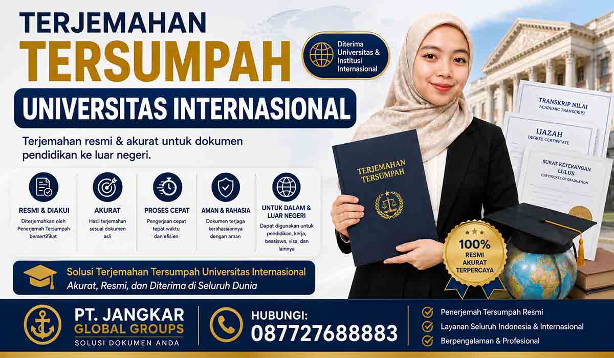 Terjemahan Tersumpah Universitas Internasional