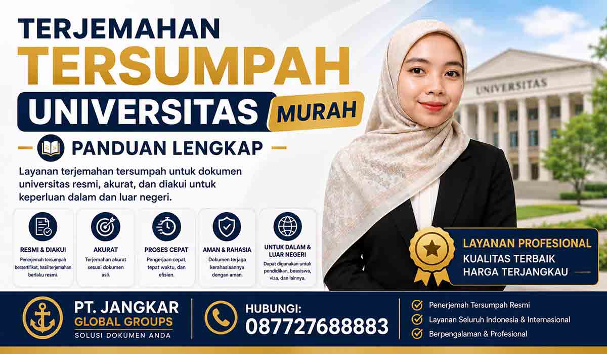 Terjemahan Tersumpah Universitas Murah Panduan Lengkap