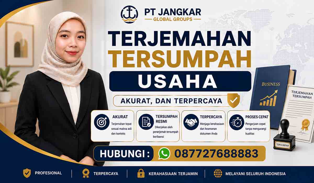 Terjemahan Tersumpah Usaha Akurat, dan Terpercaya