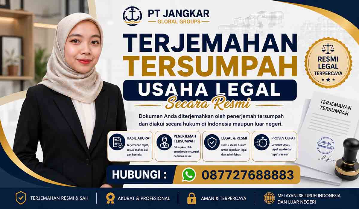 Terjemahan Tersumpah Usaha Legal Secara Resmi