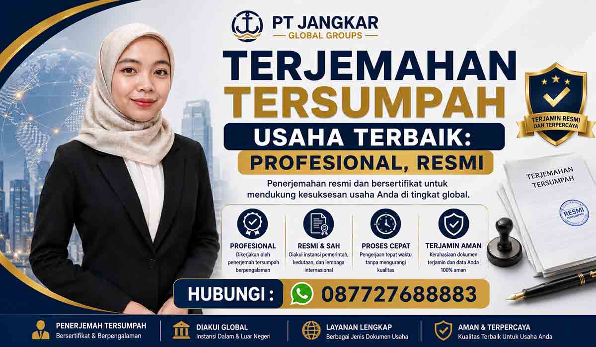 Terjemahan Tersumpah Usaha Terbaik Profesional, Resmi
