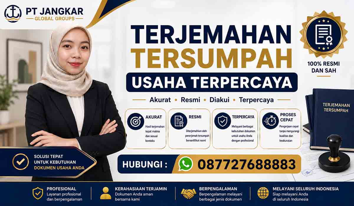 Terjemahan Tersumpah Usaha Terpercaya