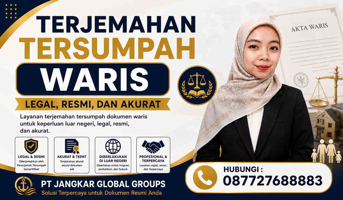 Terjemahan Tersumpah Waris Legal Resmi dan Akurat