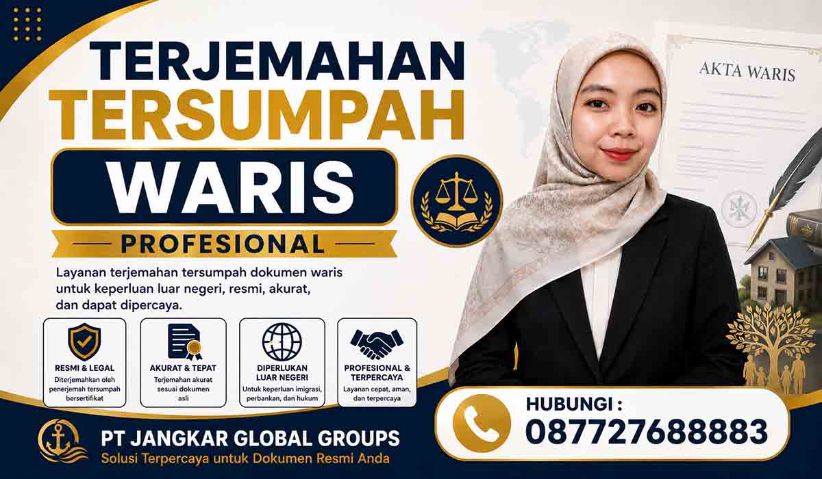 Terjemahan Tersumpah Waris Profesional