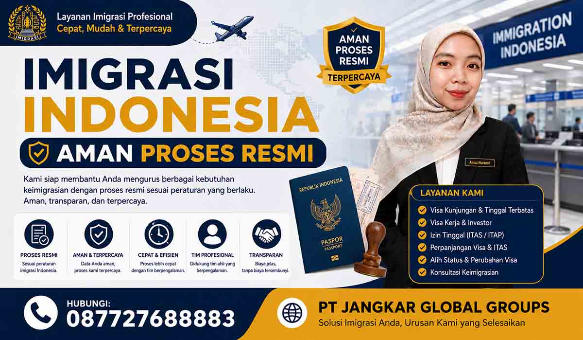 Imigrasi Indonesia Aman Proses Resmi