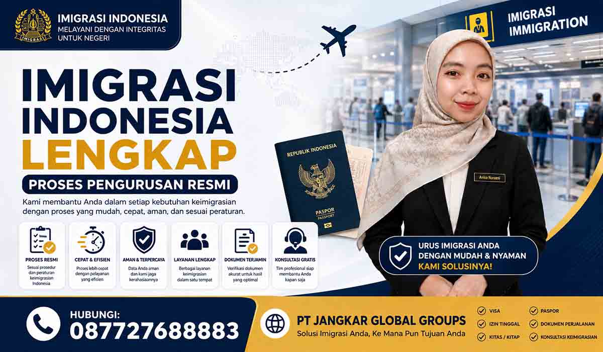 Imigrasi Indonesia Lengkap Proses Pengurusan Resmi
