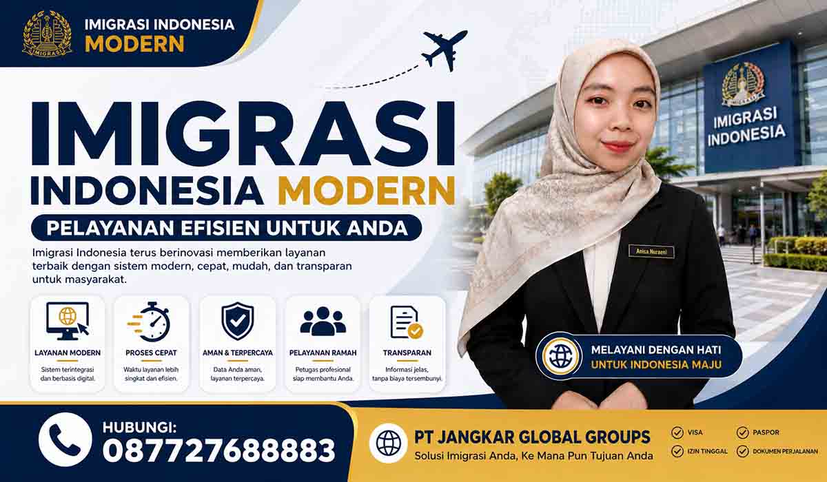 Imigrasi Indonesia Modern Pelayanan Efisien