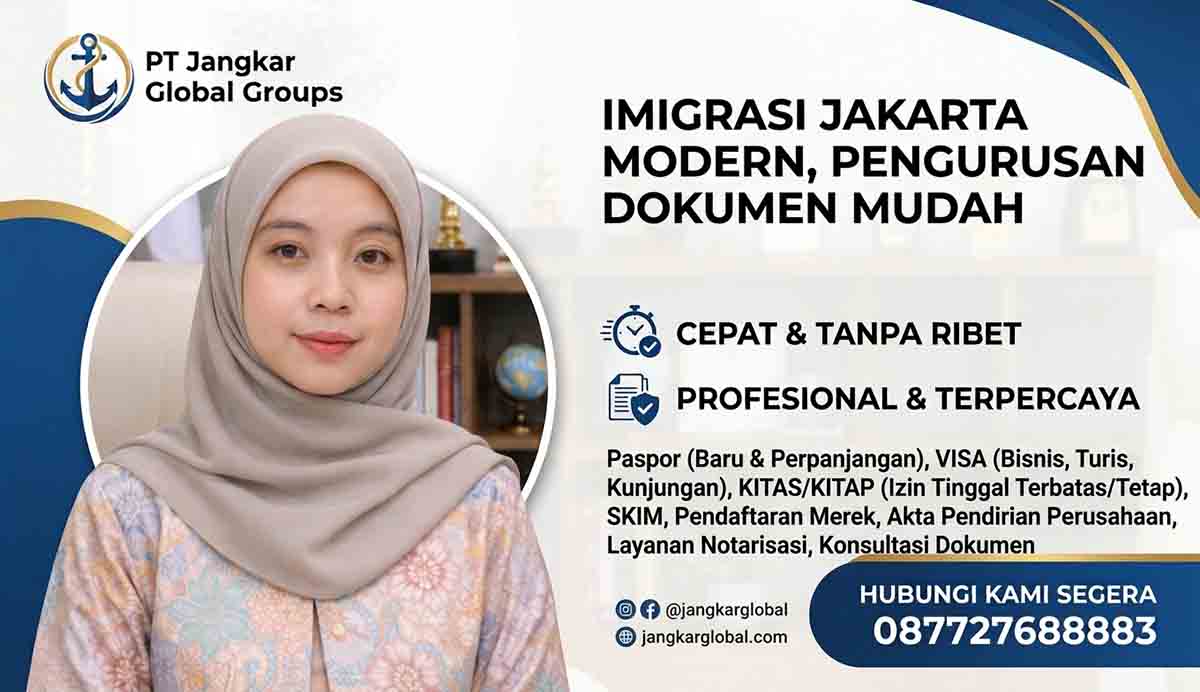 Imigrasi Jakarta Modern Pengurusan Dokumen Mudah