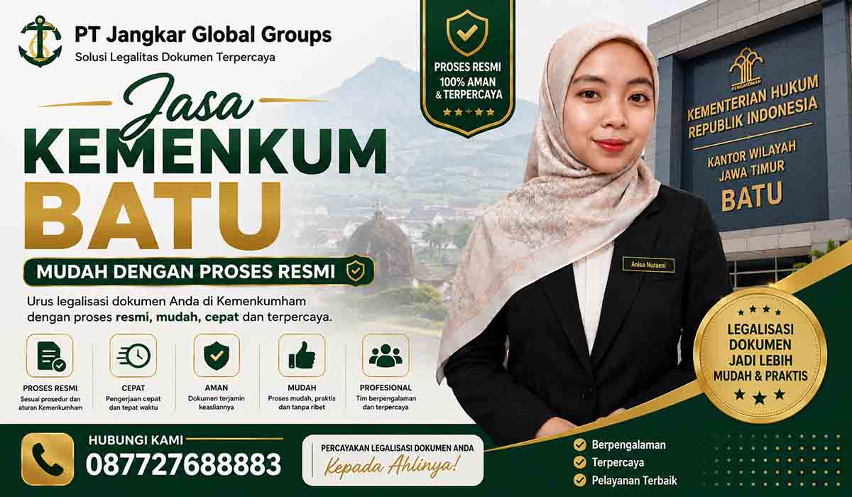 Jasa Kemenkum Batu Mudah dengan Proses Resmi