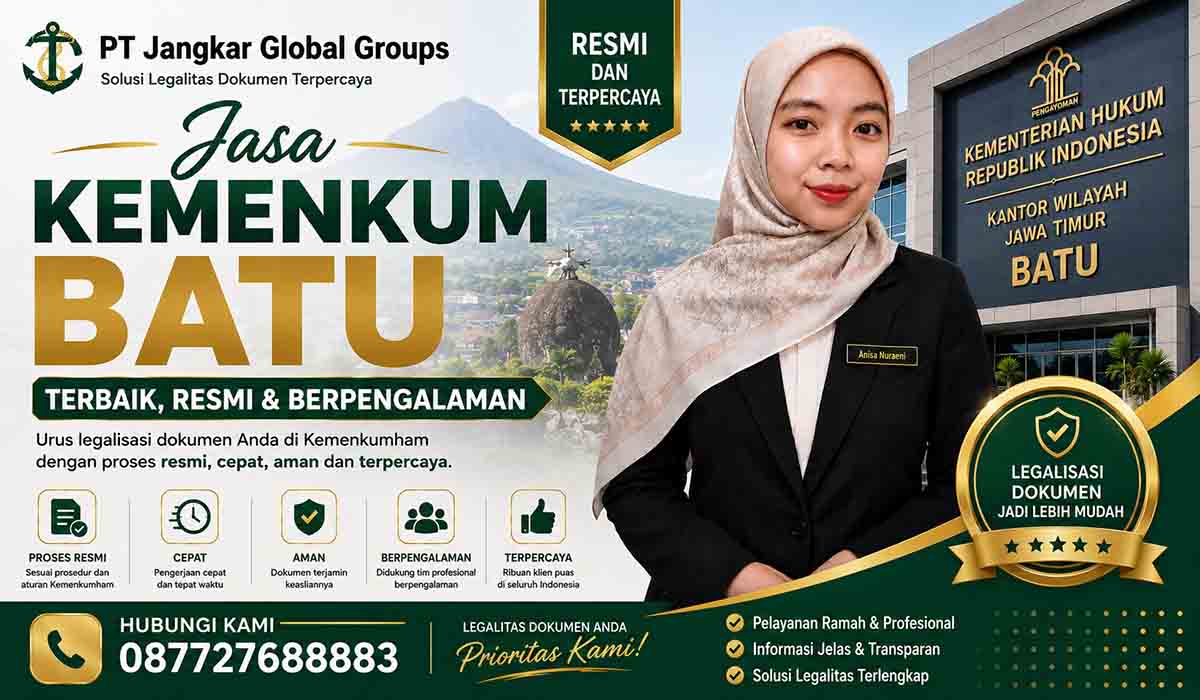 Jasa Kemenkum Batu Terbaik Resmi dan Berpengalaman