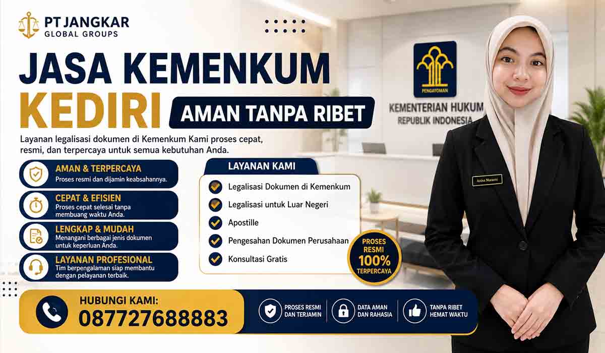Jasa Kemenkum Kediri Aman Tanpa Ribet