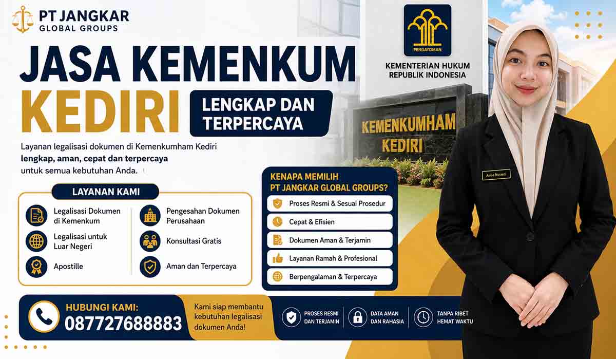 Jasa Kemenkum Kediri Lengkap dan Terpercaya
