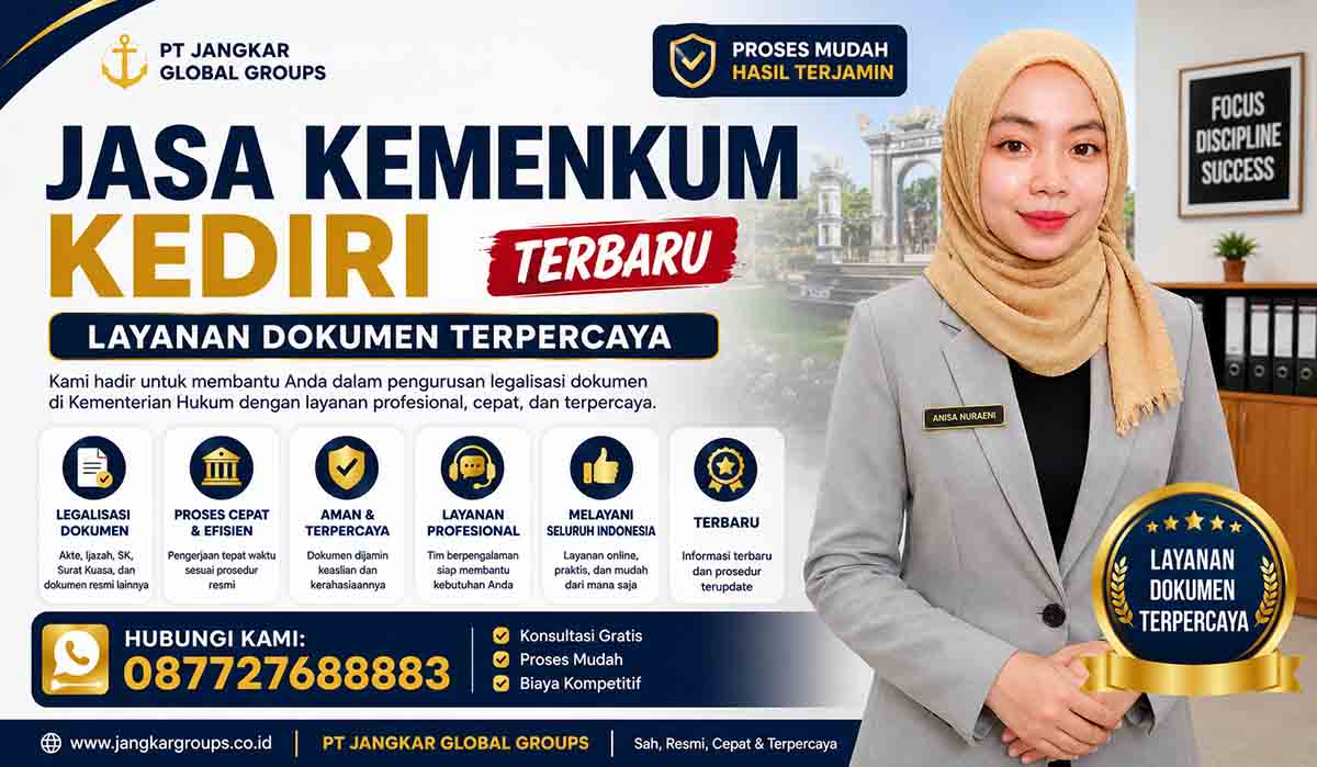 Jasa Kemenkum Kediri Terbaru Layanan Dokumen Terpercaya