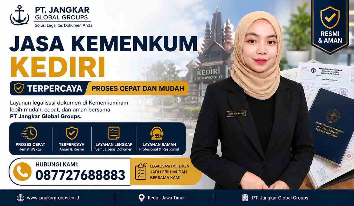 Jasa Kemenkum Kediri Terpercaya Proses Cepat dan Mudah