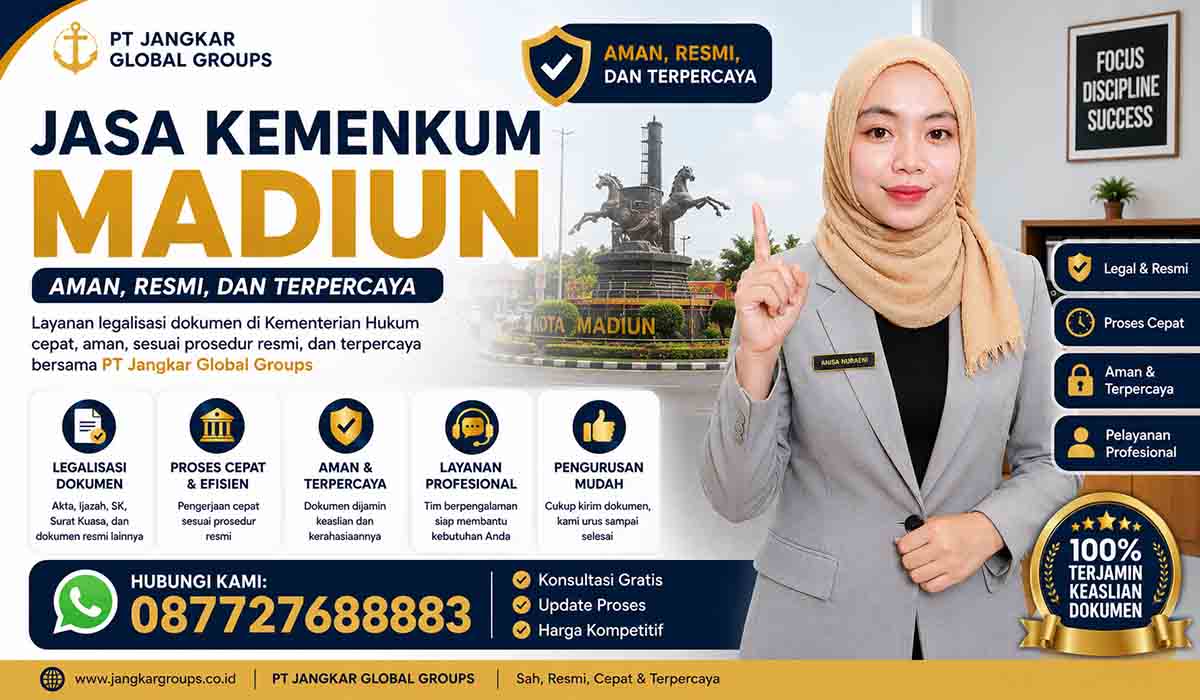 Jasa Kemenkum Madiun Aman, Resmi, dan Terpercaya
