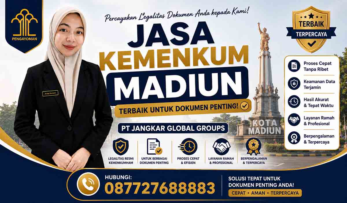 Jasa Kemenkum Madiun Terbaik untuk Dokumen Penting