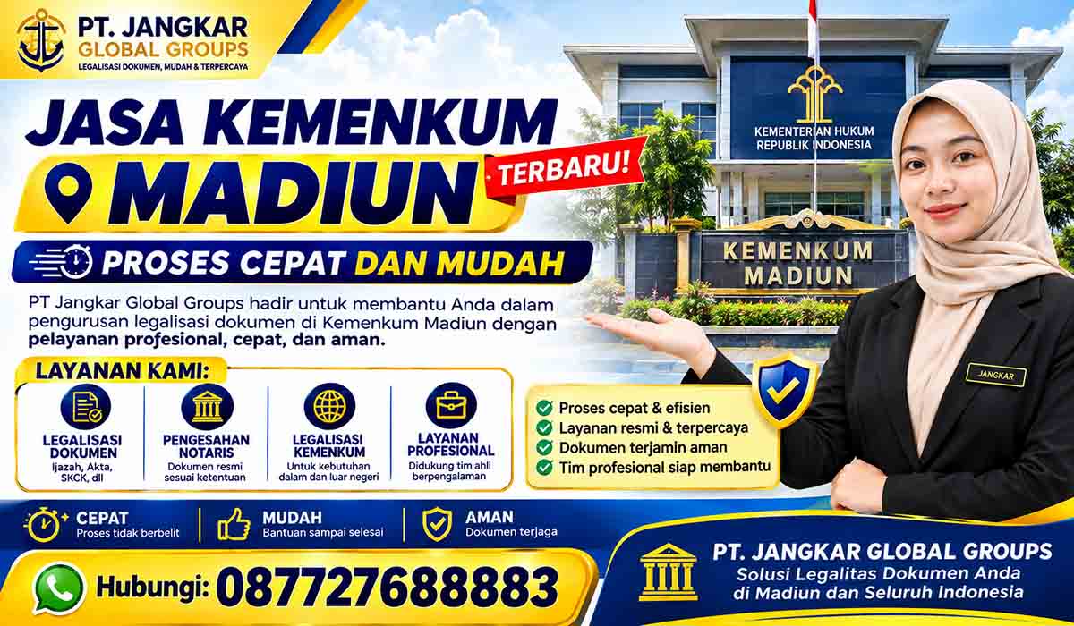 Jasa Kemenkum Madiun Terbaru Proses Cepat dan Mudah
