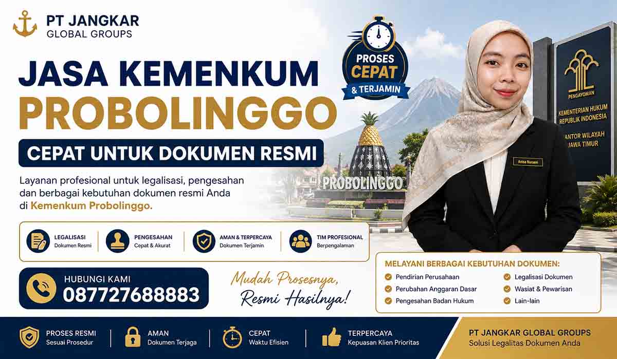 Jasa Kemenkum Probolinggo Cepat untuk Dokumen Resmi