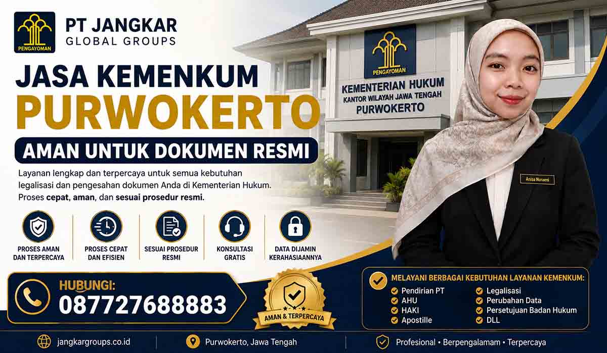 Jasa Kemenkum Purwokerto Aman untuk Dokumen Resmi