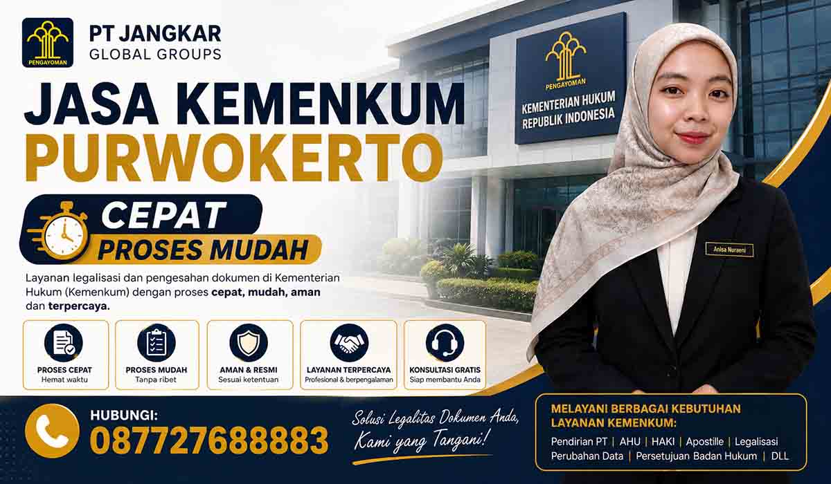 Jasa Kemenkum Purwokerto Cepat Proses Mudah