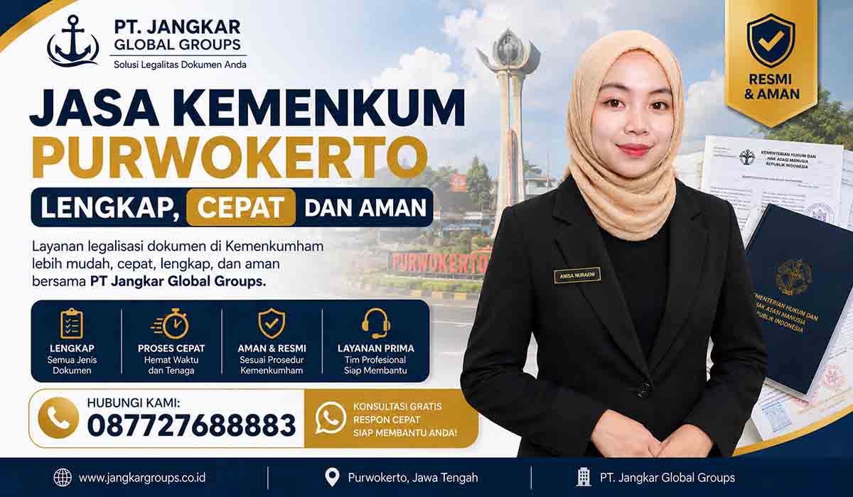 Jasa Kemenkum Purwokerto Lengkap Cepat dan Aman