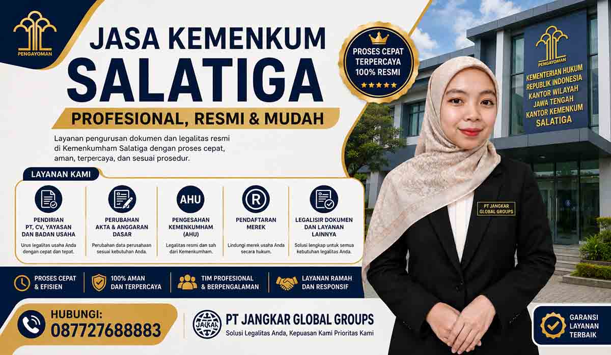 Jasa Kemenkum Salatiga Profesional Resmi dan Mudah