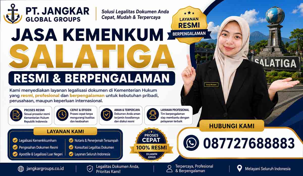 Jasa Kemenkum Salatiga Resmi Berpengalaman