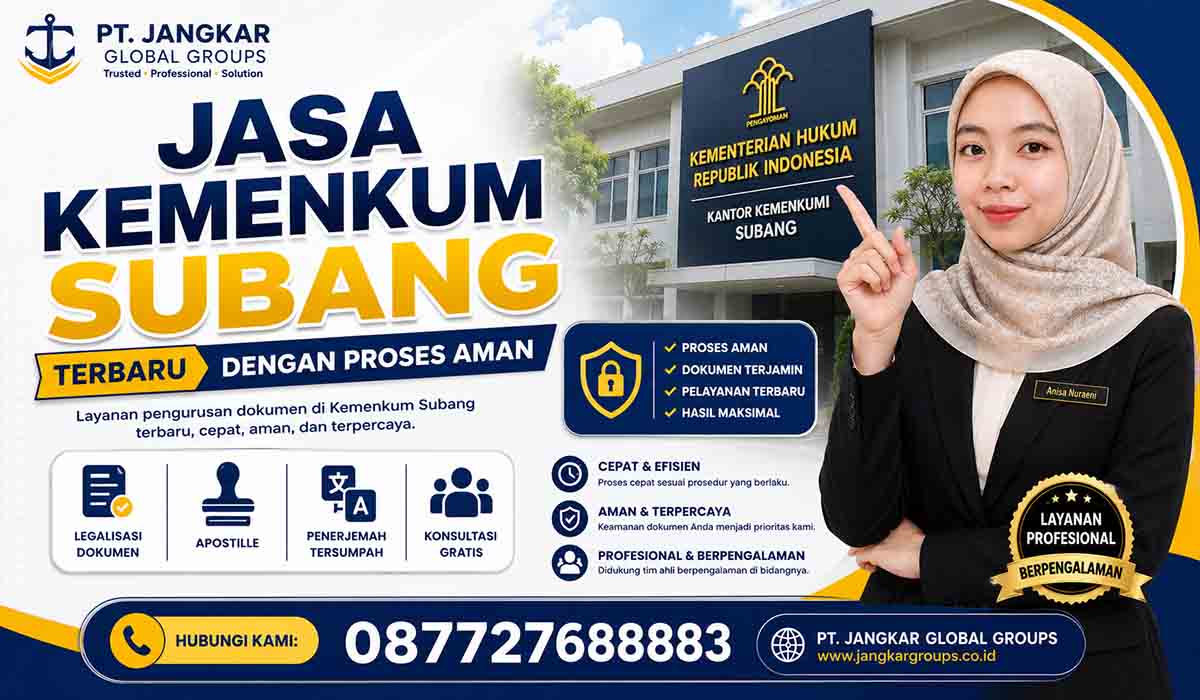 Jasa Kemenkum Subang Terbaru dengan Proses Aman
