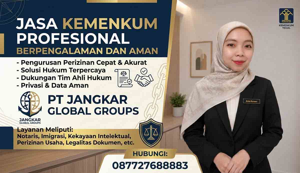 Jasa Kemenkum Tegal Profesional Berpengalaman dan Aman
